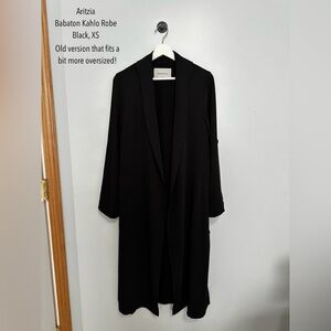 Aritzia | Babaton Kahlo Robe | Black, XS